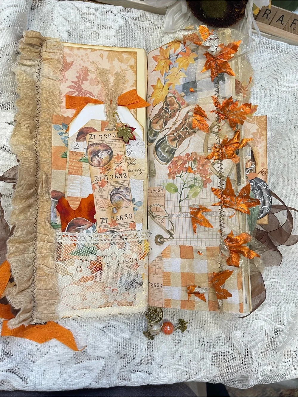 Handmade charming autumn